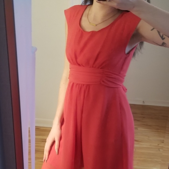 Coral Summery Dress 🌺 - Picture 3 of 8